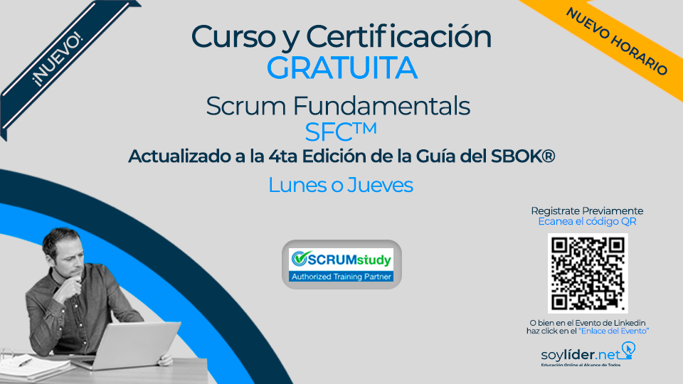 Actualízate 4ta Ed, GRATUITO Certificación y Curso Scrum Fundamentals
